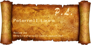 Peternell Laura névjegykártya